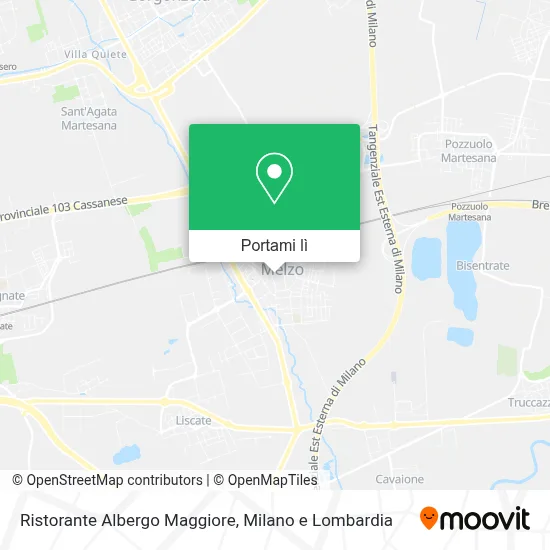 Mappa Ristorante Albergo Maggiore