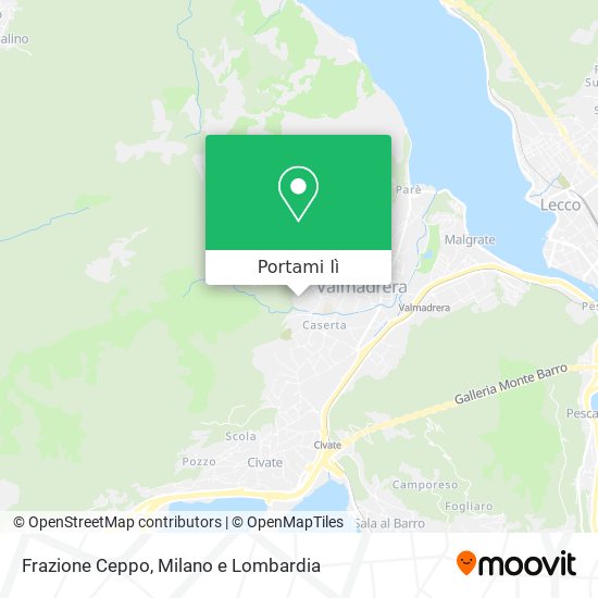 Mappa Frazione Ceppo