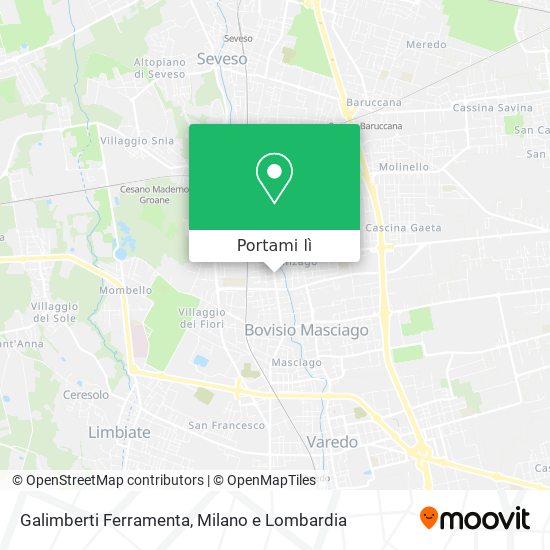 Mappa Galimberti Ferramenta
