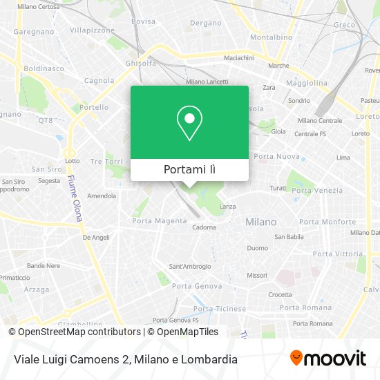 Mappa Viale Luigi Camoens  2