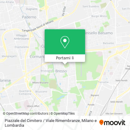 Mappa Piazzale del Cimitero / Viale Rimembranze