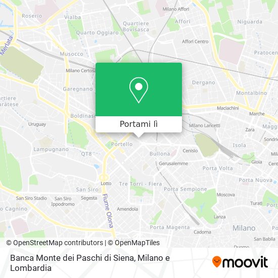 Mappa Banca Monte dei Paschi di Siena