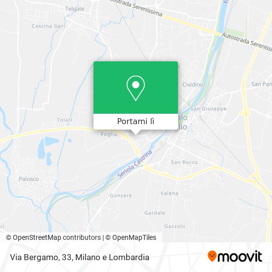 Mappa Via Bergamo, 33
