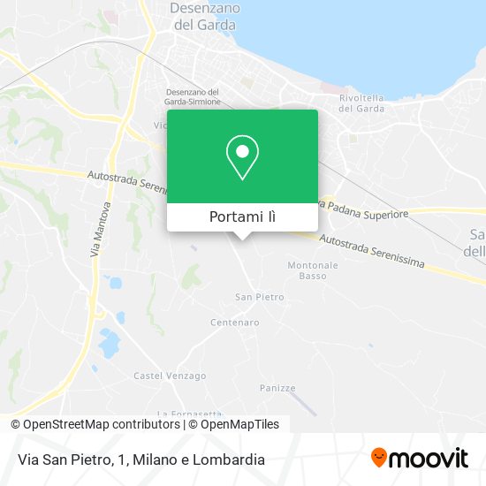 Mappa Via San Pietro, 1