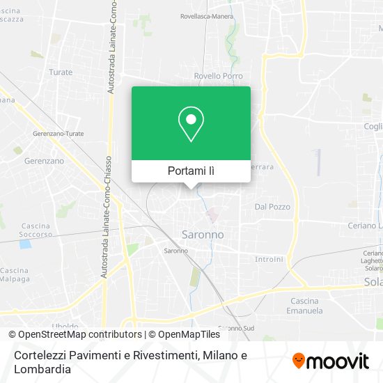 Mappa Cortelezzi Pavimenti e Rivestimenti