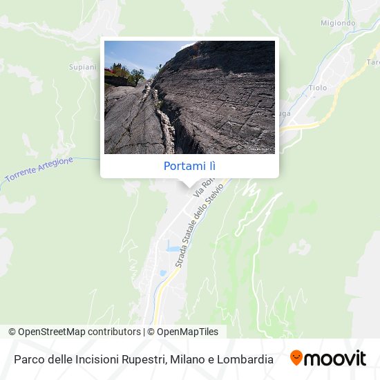 Mappa Parco delle Incisioni Rupestri