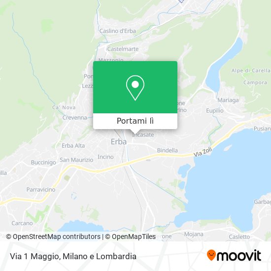 Mappa Via 1 Maggio