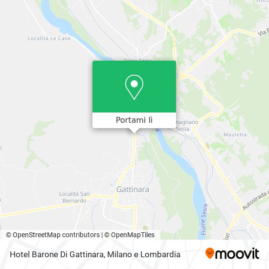 Mappa Hotel Barone Di Gattinara
