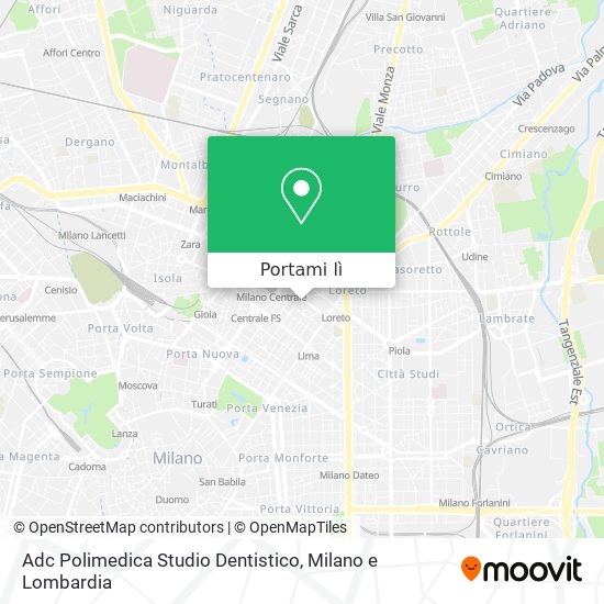 Mappa Adc Polimedica Studio Dentistico
