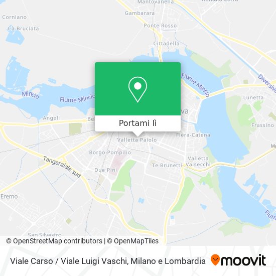 Mappa Viale Carso / Viale Luigi Vaschi