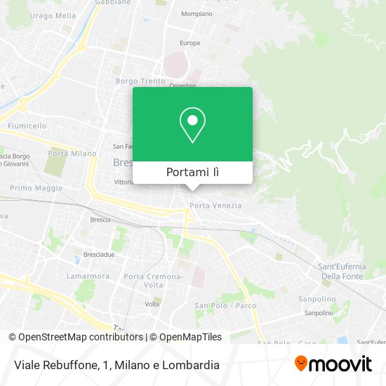 Mappa Viale Rebuffone, 1