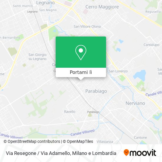 Mappa Via Resegone / Via Adamello