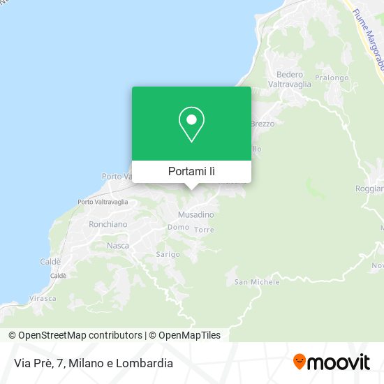 Mappa Via Prè, 7