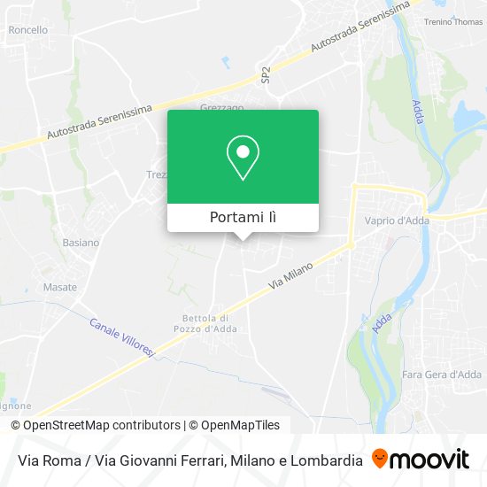 Mappa Via Roma / Via Giovanni Ferrari