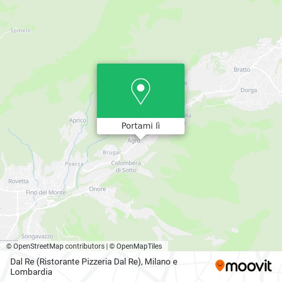 Mappa Dal Re (Ristorante Pizzeria Dal Re)