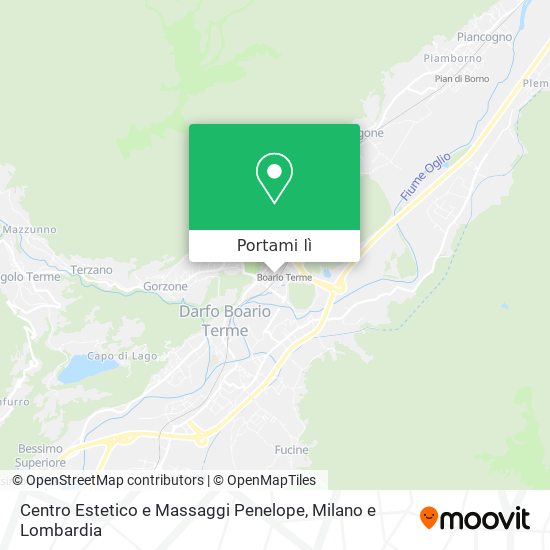 Mappa Centro Estetico e Massaggi Penelope