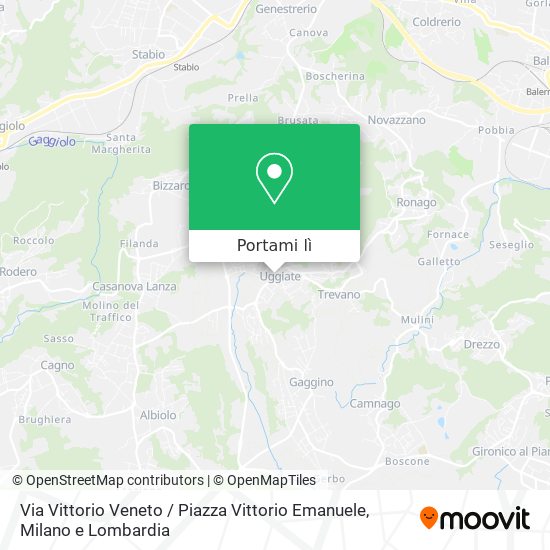 Mappa Via Vittorio Veneto / Piazza Vittorio Emanuele