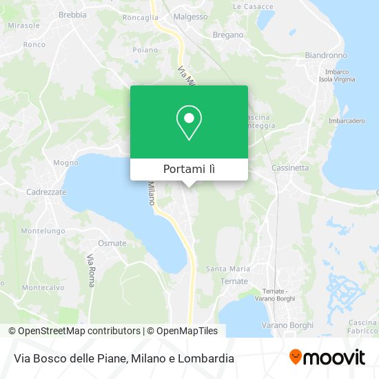 Mappa Via Bosco delle Piane