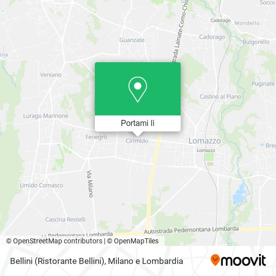 Mappa Bellini (Ristorante Bellini)