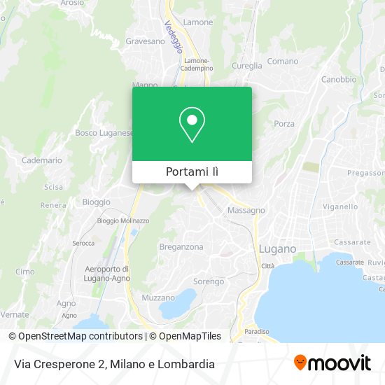 Mappa Via Cresperone 2