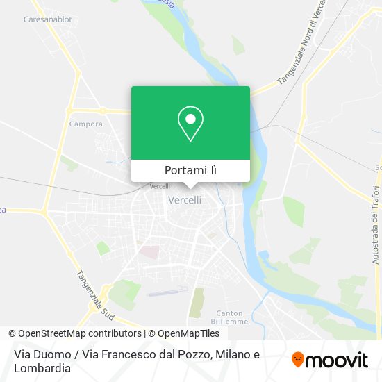 Mappa Via Duomo / Via Francesco dal Pozzo