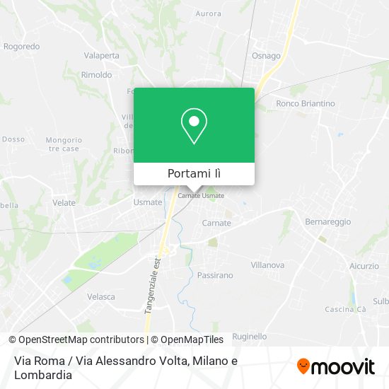Mappa Via Roma / Via Alessandro Volta
