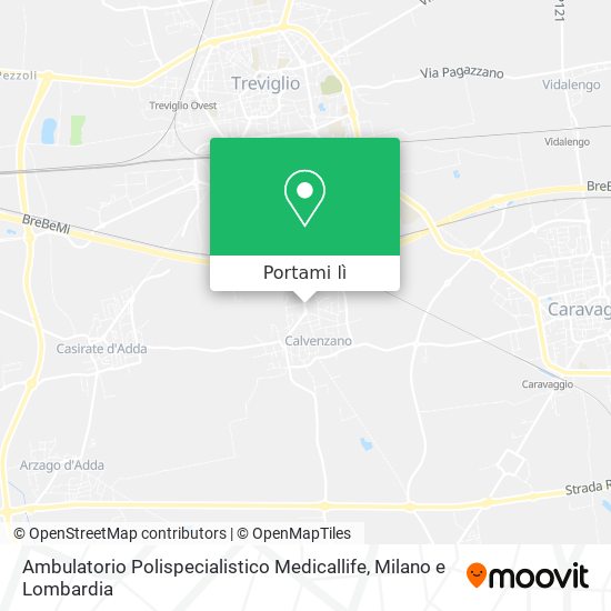 Mappa Ambulatorio Polispecialistico Medicallife