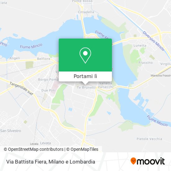 Mappa Via Battista Fiera