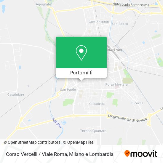 Mappa Corso Vercelli / Viale Roma