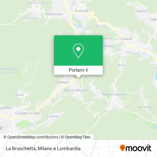 Mappa La Bruschetta