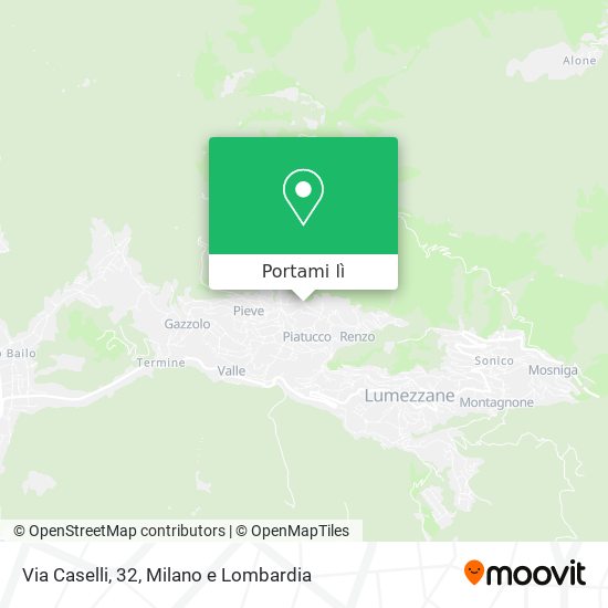 Mappa Via Caselli, 32