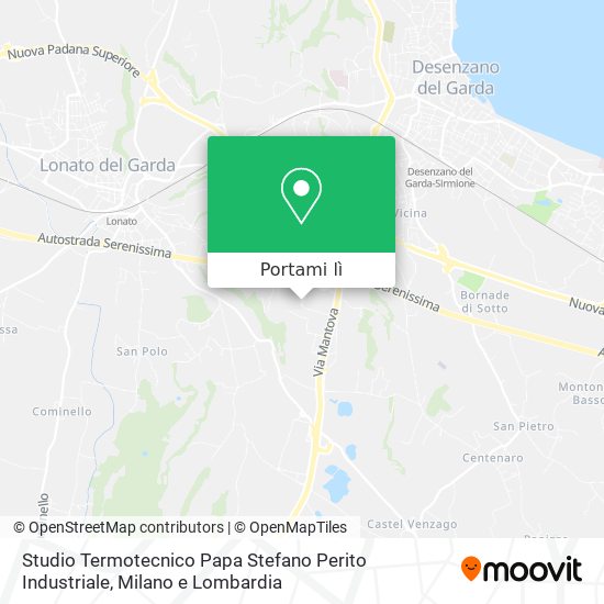 Mappa Studio Termotecnico Papa Stefano Perito Industriale