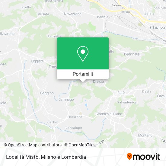 Mappa Località Mistò