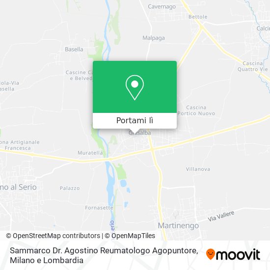 Mappa Sammarco Dr. Agostino Reumatologo Agopuntore