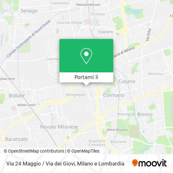 Mappa Via 24 Maggio / Via dei Giovi