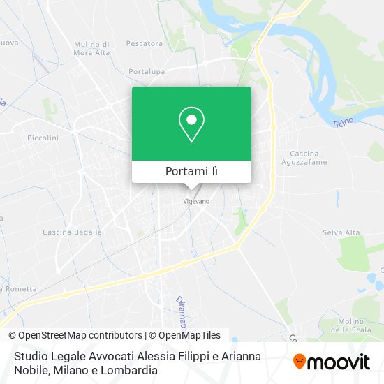 Mappa Studio Legale Avvocati Alessia Filippi e Arianna Nobile