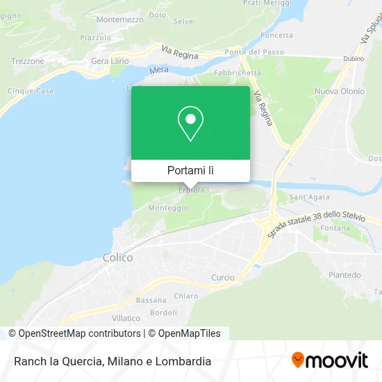 Mappa Ranch la Quercia