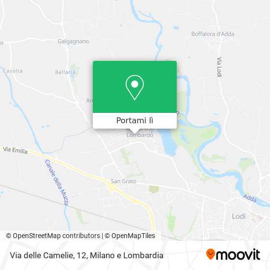 Mappa Via delle Camelie, 12