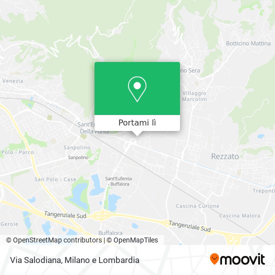 Mappa Via Salodiana