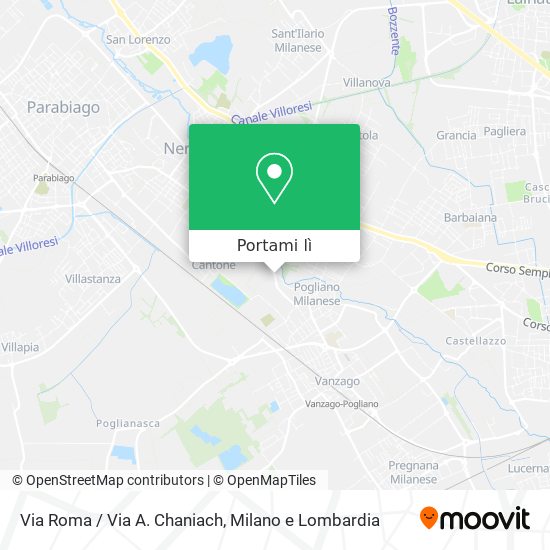 Mappa Via Roma / Via A. Chaniach