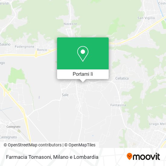 Mappa Farmacia Tomasoni