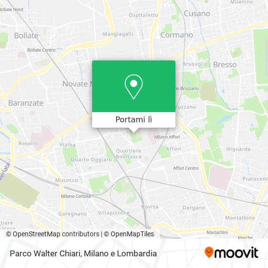 Mappa Parco Walter Chiari