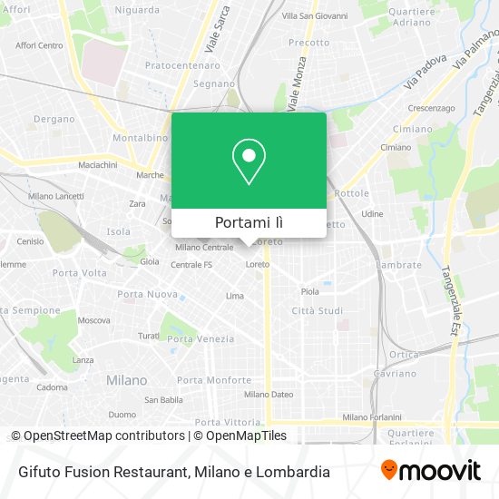 Mappa Gifuto Fusion Restaurant