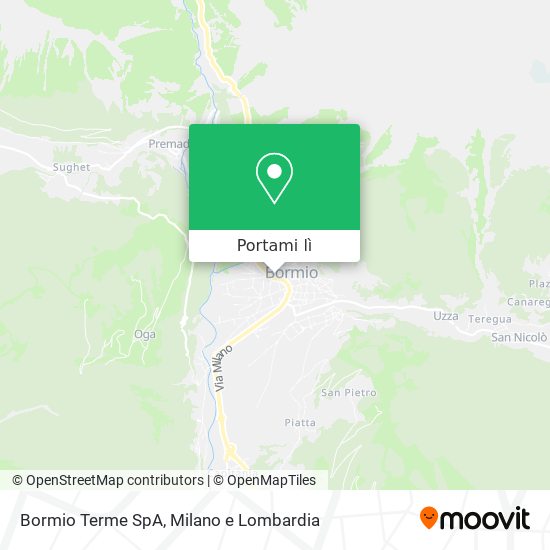 Mappa Bormio Terme SpA