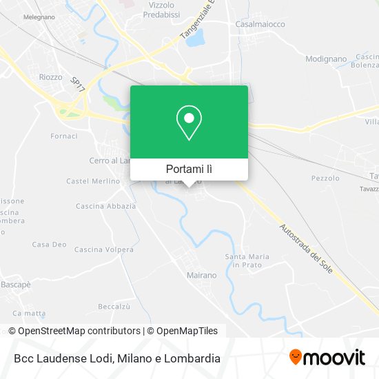 Mappa Bcc Laudense Lodi