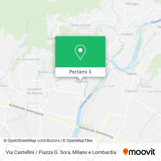 Mappa Via Castellini / Piazza G. Sora