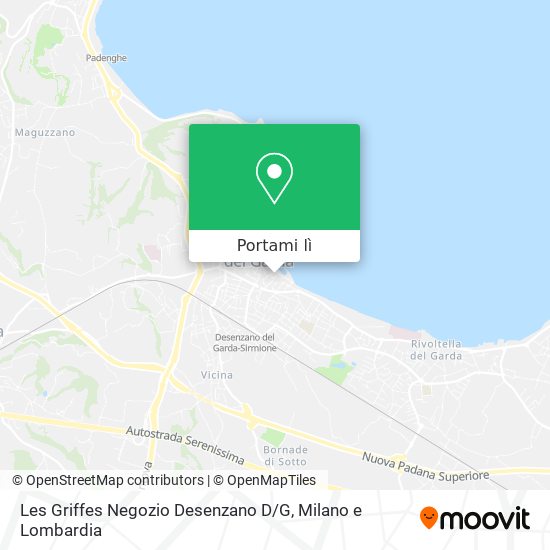Mappa Les Griffes Negozio Desenzano D / G