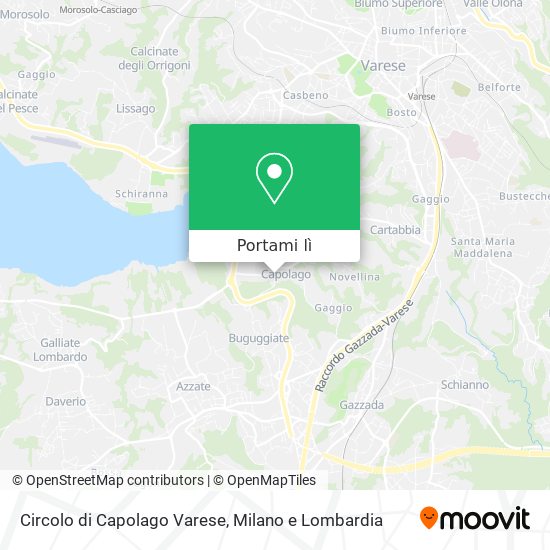 Mappa Circolo di Capolago Varese