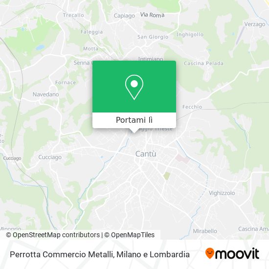 Mappa Perrotta Commercio Metalli