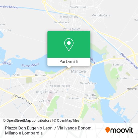 Mappa Piazza Don Eugenio Leoni / Via Ivanoe Bonomi